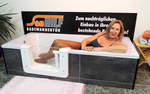 Barrierefreie Badewannentür von InnSAN